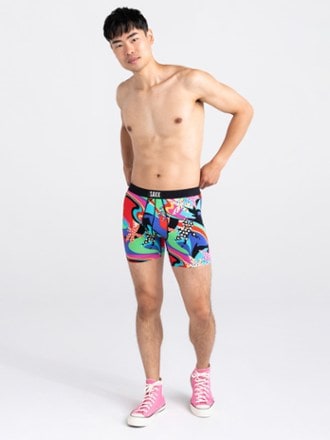 Men's Beach Swim Shorts Boxer Briefs Swimming Pants Underwear