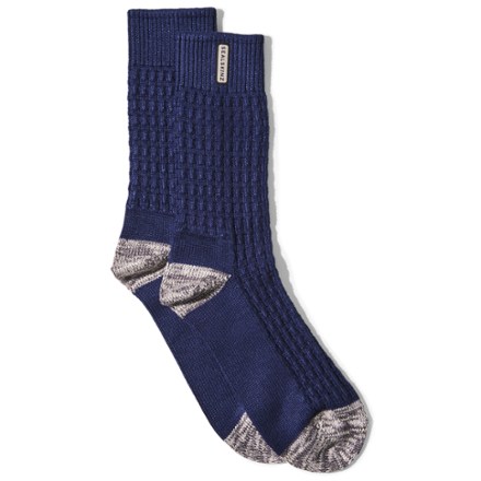 Sealskinz Wroxham Mid Waffle Socks Blue L