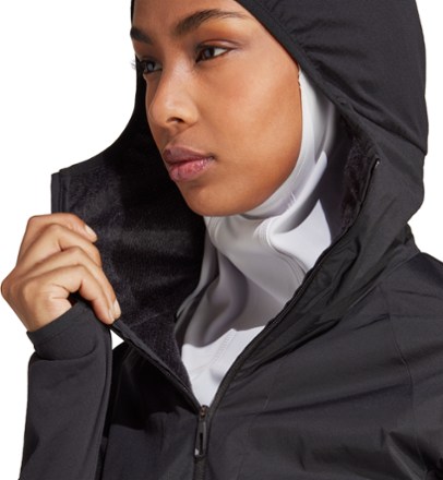 adidas Techrock Ultralight Half-Zip Hooded Fleece Jacket - Women's 5