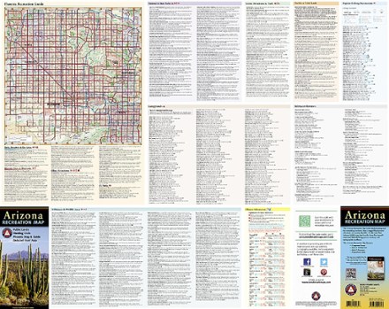 Benchmark Maps Arizona Recreation Map 1