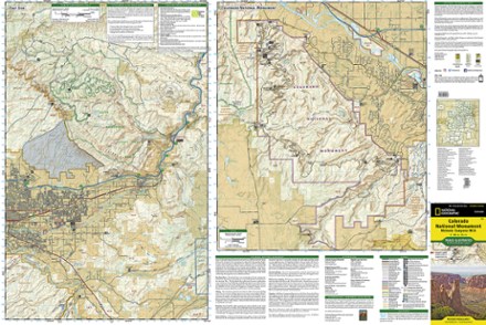 National Geographic Colorado National Monument Topographic Map 1