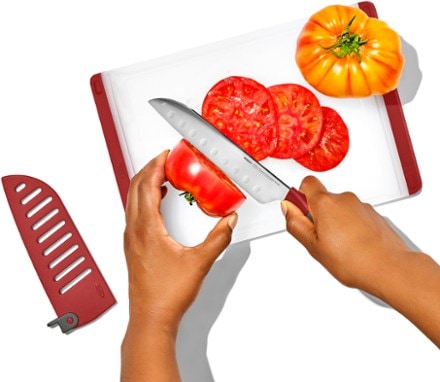 OXO Outdoor Santoku Knife with Locking Sheath 6