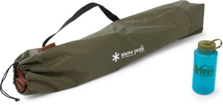 Snow Peak Low Beach Chair Stuff sack (32oz bottle not included) (Brown)