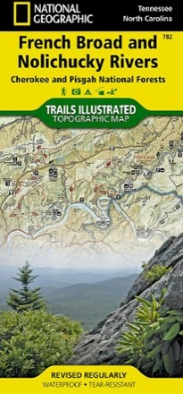 National Geographic Cherokee and Pisgah National Forests Topographic Map 0