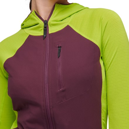 Black Diamond Coefficient LT Hybrid Fleece Hoodie - Women's 5