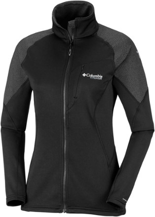 women's black columbia fleece jacket