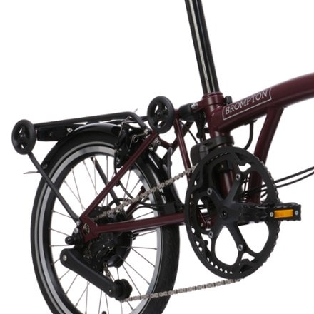 Brompton C Line Electric 4-Speed Mid Handlebar Bike with Rack 4