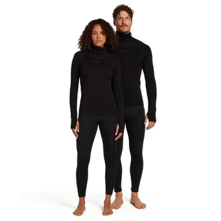 Icebreaker 300 MerinoFine Polar Long-Sleeve Roll-Neck Thermal Base Layer Top - Men's 2