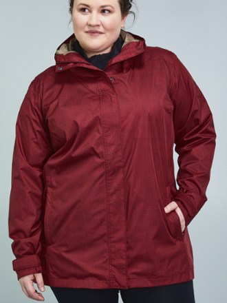 plus size gore tex rain jacket women's