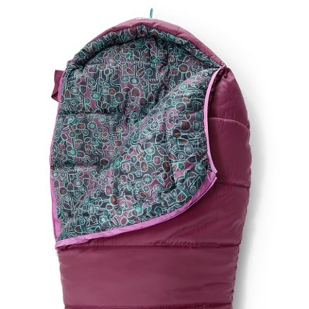 REI Co-op Kindercone 25 Sleeping Bag - Kids' Hood detail