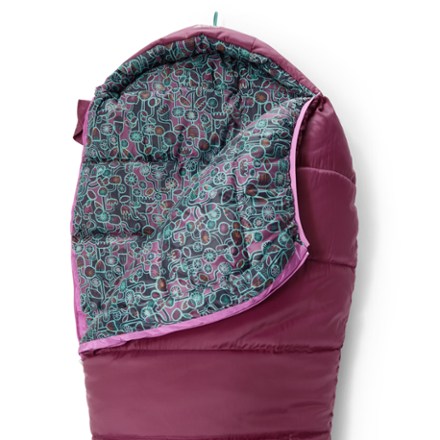 Kindercone 25 Sleeping Bag - Kids' [Hood detail]