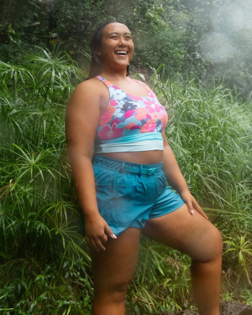 Location Image for Cut Back Crop Swimsuit Top - Women's