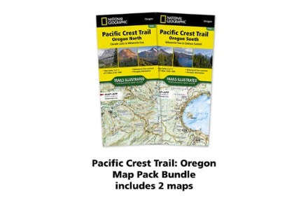 National Geographic Pacific Crest Trail: Oregon Map Pack Bundle 1