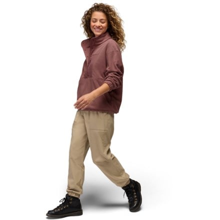 prAna Stretch Zion Fleece Half-Snap - Women's 4