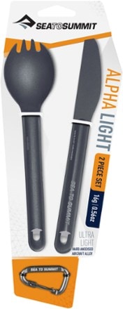 Sea to Summit Alpha Light Spork and Knife Set 1