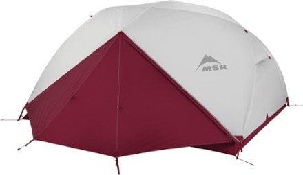 MSR Elixir 3 Tent with Footprint Rainfly (Red)