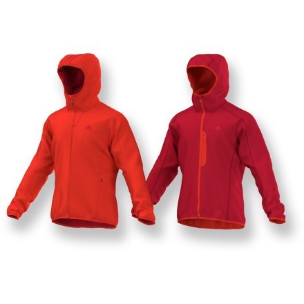 Front view regular and reversed (Dark Orange)