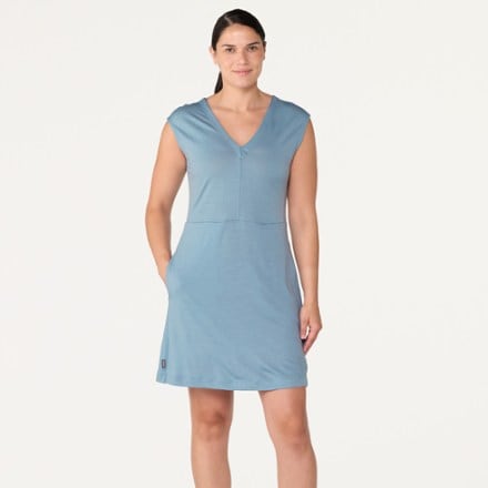 Icebreaker Merino 200 Granary V-Neck Dress 1