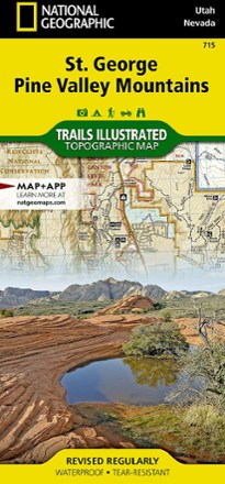 National Geographic St. George Pine Valley Mountains Topographic Map 0