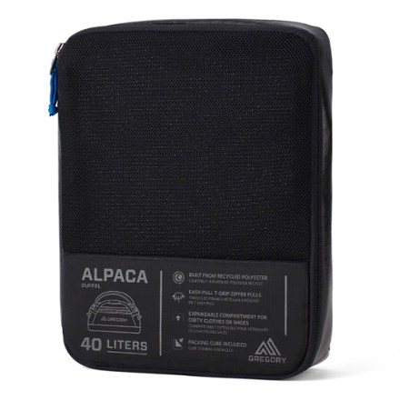GREGORY アルパカ40 ブラック Gregory Alpaca Duffel 40 | REI Co-op