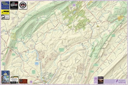 Purple Lizard Maps Rothrock Pennsylvania State Forest Map - 7th Edition 3