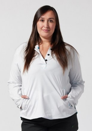 Alpine Parrot Arroyo Coastal Fit Sun Hoodie - Women's Plus Sizes 1