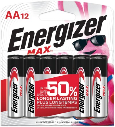 Energizer Max Alkaline AA Batteries - Package of 12 0