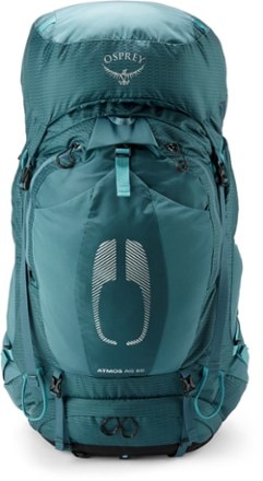 Osprey Atmos AG 65 Pack - Men's Back view (Venturi Blue)