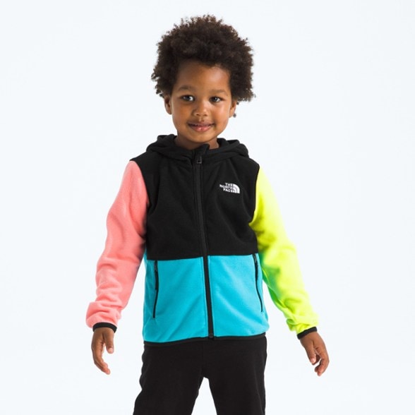 On Body Image of color Tnf Black/Blue/Lime/Coral
