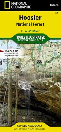 National Geographic Hoosier National Forest Trail Map 0