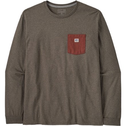 Patagonia Long-Sleeve Shop Sticker Pocket Responsibili-Tee Shirt - Men's 0