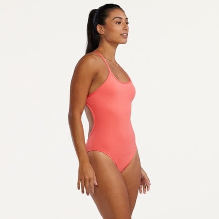 TYR Durafast Elite Crosscut Tieback Solid One-Piece Swimsuit - Women's 2