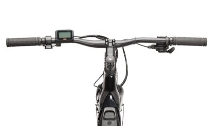 Cannondale Adventure Neo Allroad EQ Low Step-Through Electric Bike Locking battery compartment (Black/Grey)