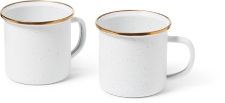 Barebones Enamelware Cups - Package of 2 1