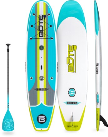 BOTE Breeze Gatorshell Paddle Board with Paddle - 10'6" 0