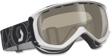 NEW $99 RARE Scott Sanction Mens Black Adult winter snow ski goggles Smith White 