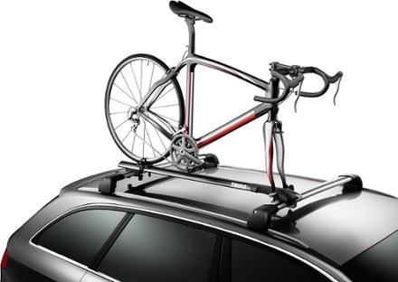 Upright Roof Mount Bike Rack, Aluminum Bicycle Carrier for Roof