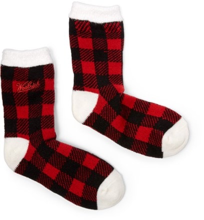 Woolrich Aloe-Infused Double-Layer Socks - Buffalo Check