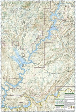 National Geographic Glen Canyon NRA Topographic Map 2