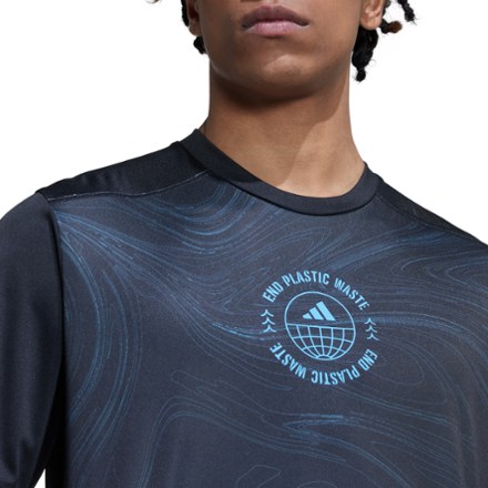 adidas Designed For Running For The Oceans T-Shirt - Men's 4