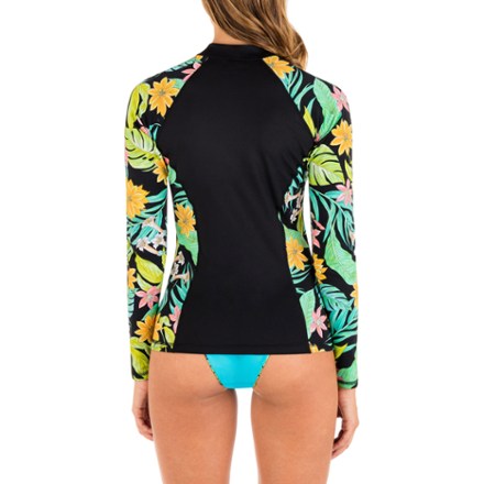 Hurley Bloom Wash Zip-Front Rashguard - Women's 1