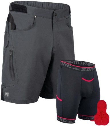 Zoic Ether 9" Bike Shorts + Essential Liner - Men's 4