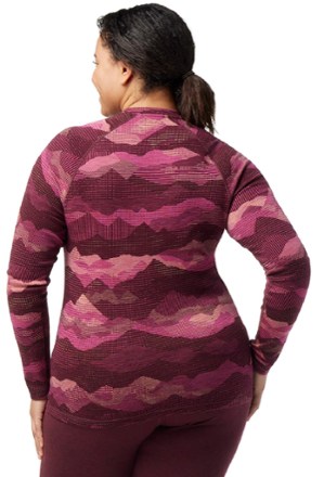 Smartwool Classic Thermal Merino Pattern Crew Base Layer Top - Women's 4