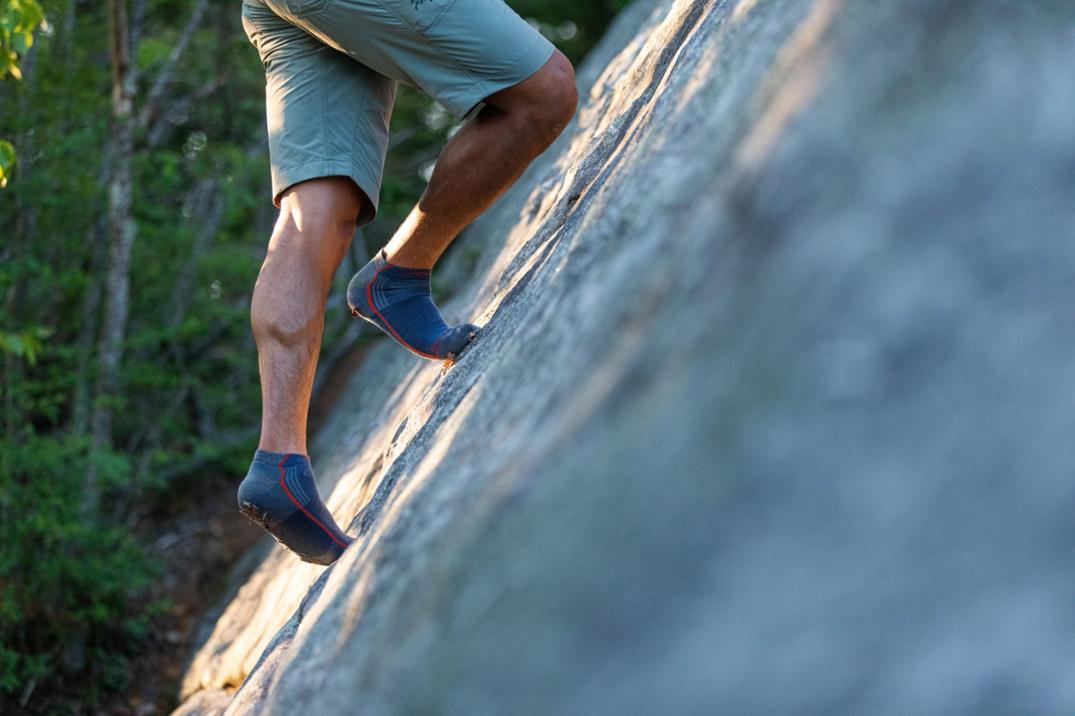 Location Image for Light Hiker No Show Lightweight Hiking Socks - Men's