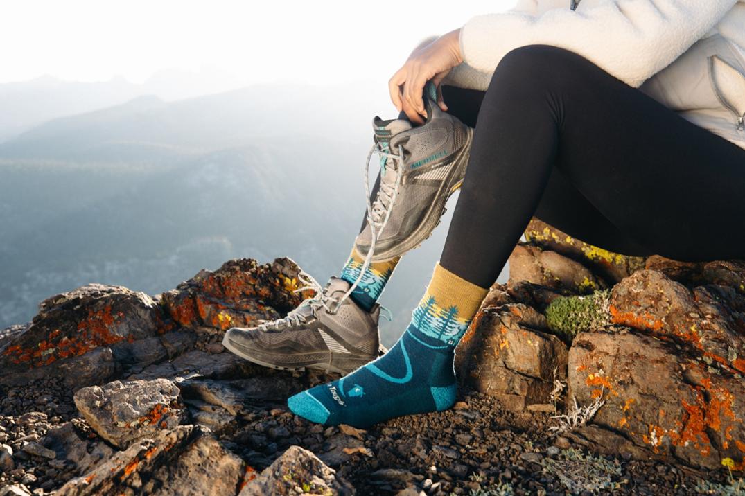 Location Image for Northwoods Micro Crew Midweight Hiking Socks - Women's