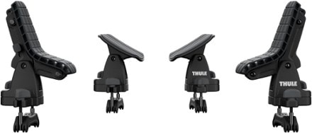 Thule DockGlide Kayak Rack View With Wrap Around "FlipFit" Mounting Hardware