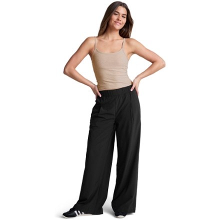 Beyond Yoga Stretch Woven Wide-Leg Pants - Women's 3