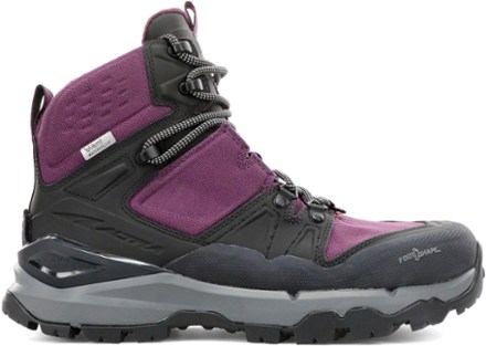 hiking boots purple