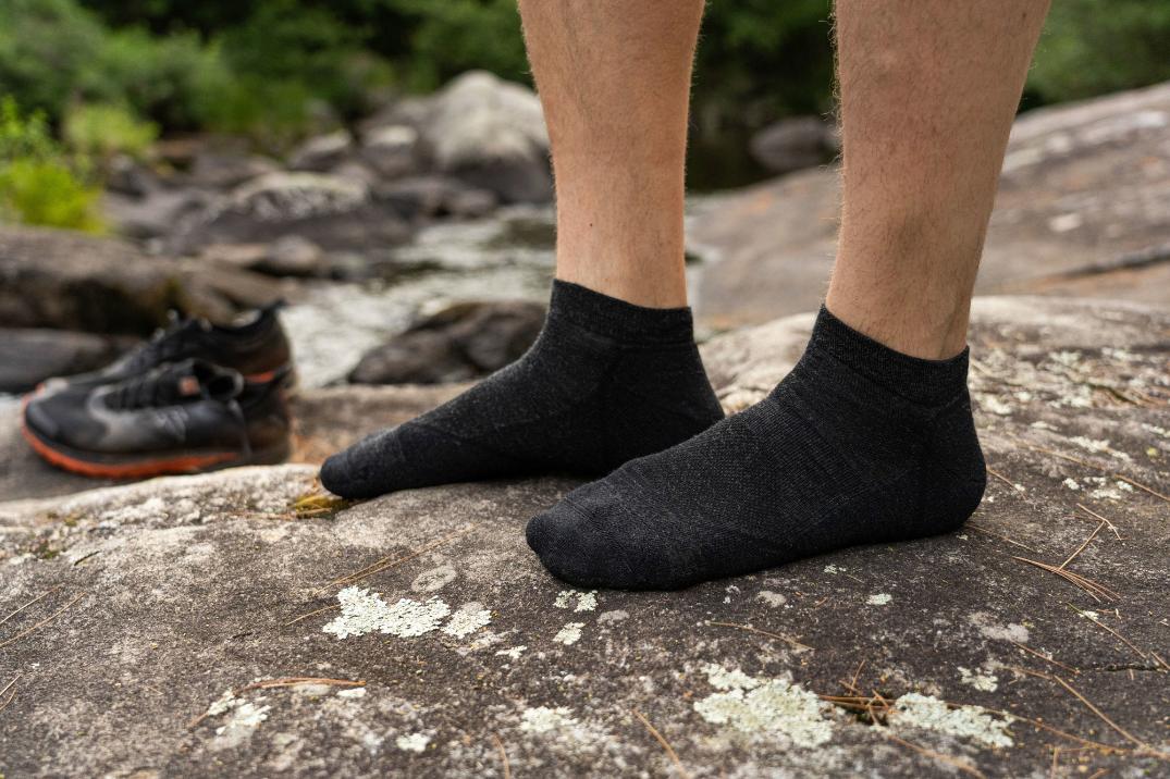 Location Image for Light Hiker No Show Lightweight Hiking Socks - Men's