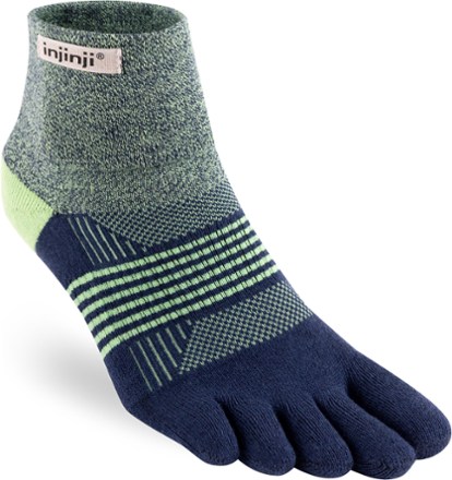 Injinji Trail Midweight Mini Crew Toe Socks